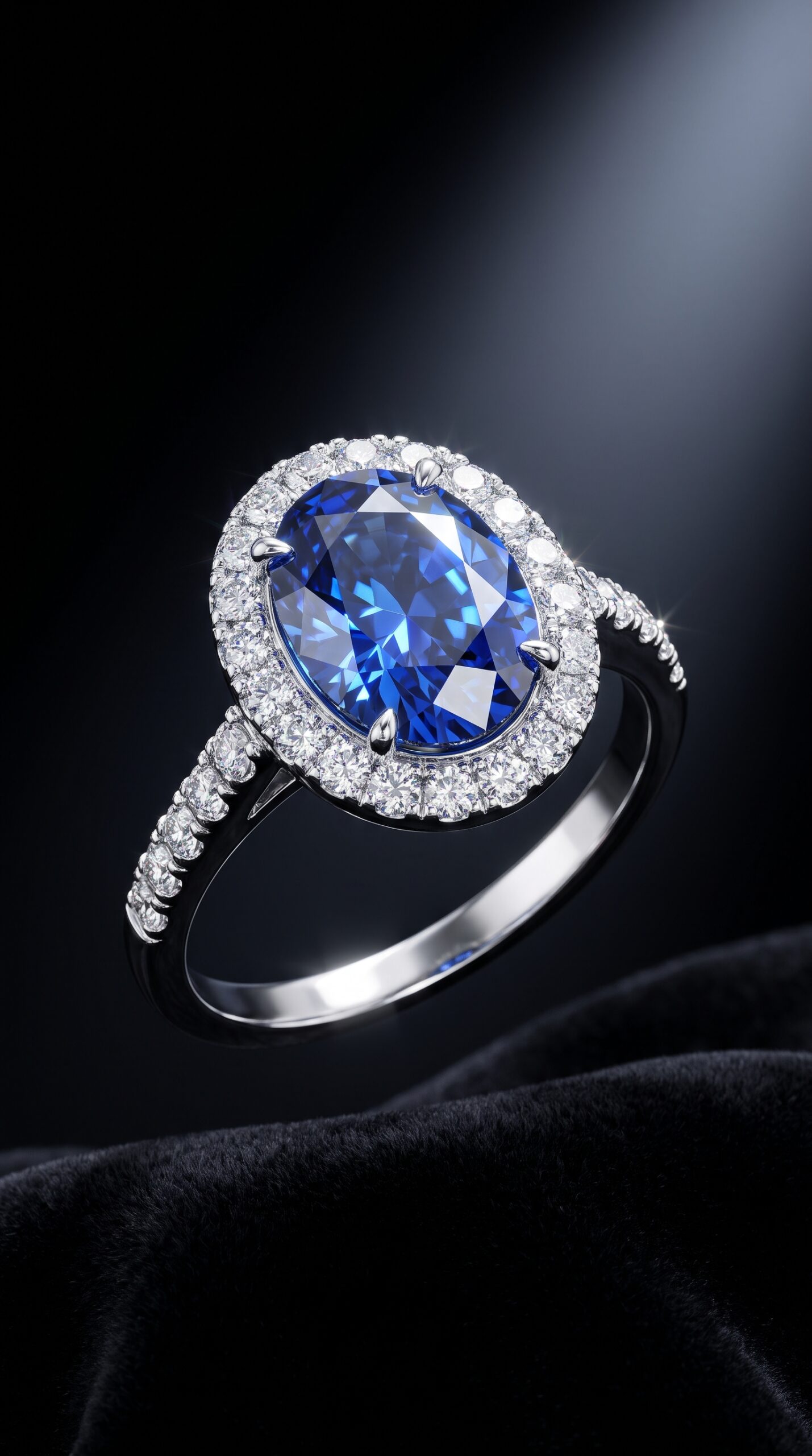 Sapphire Crown Ring Wallpaper